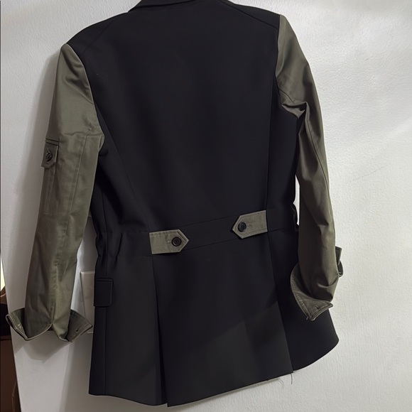 Veronica Beard Black and Olive Blazer - Picture 2 of 4